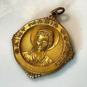 Vintage Graduation Medal 1960 Saint Maria Goretti
